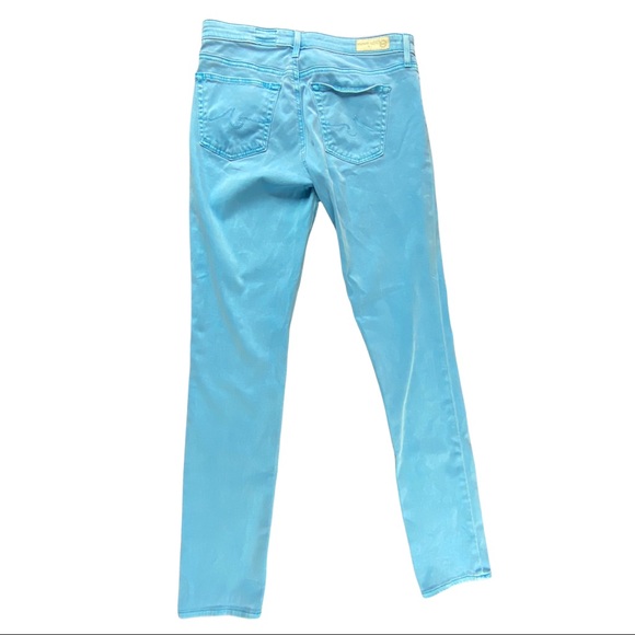 AG Adriano Goldschmied The Stilt Cigarette Leg Jeans 💙Laguna Blue - Picture 2 of 9